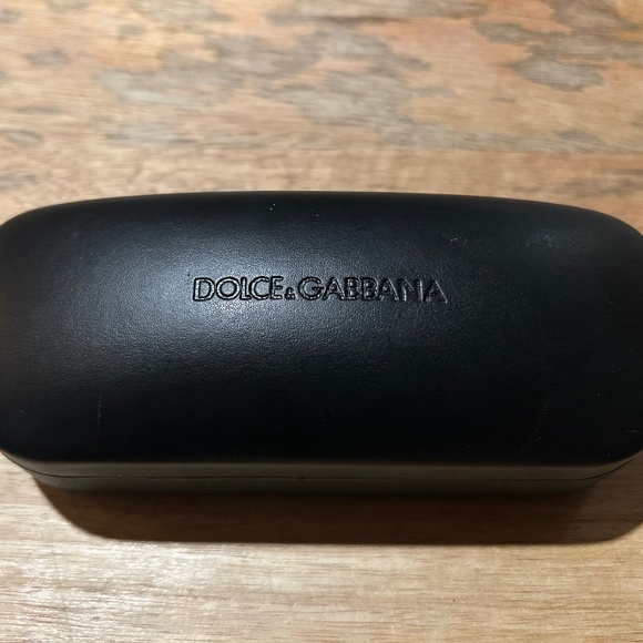 Dolce & Gabbana White and Blue Oversized Sunglasses with Case main image 7